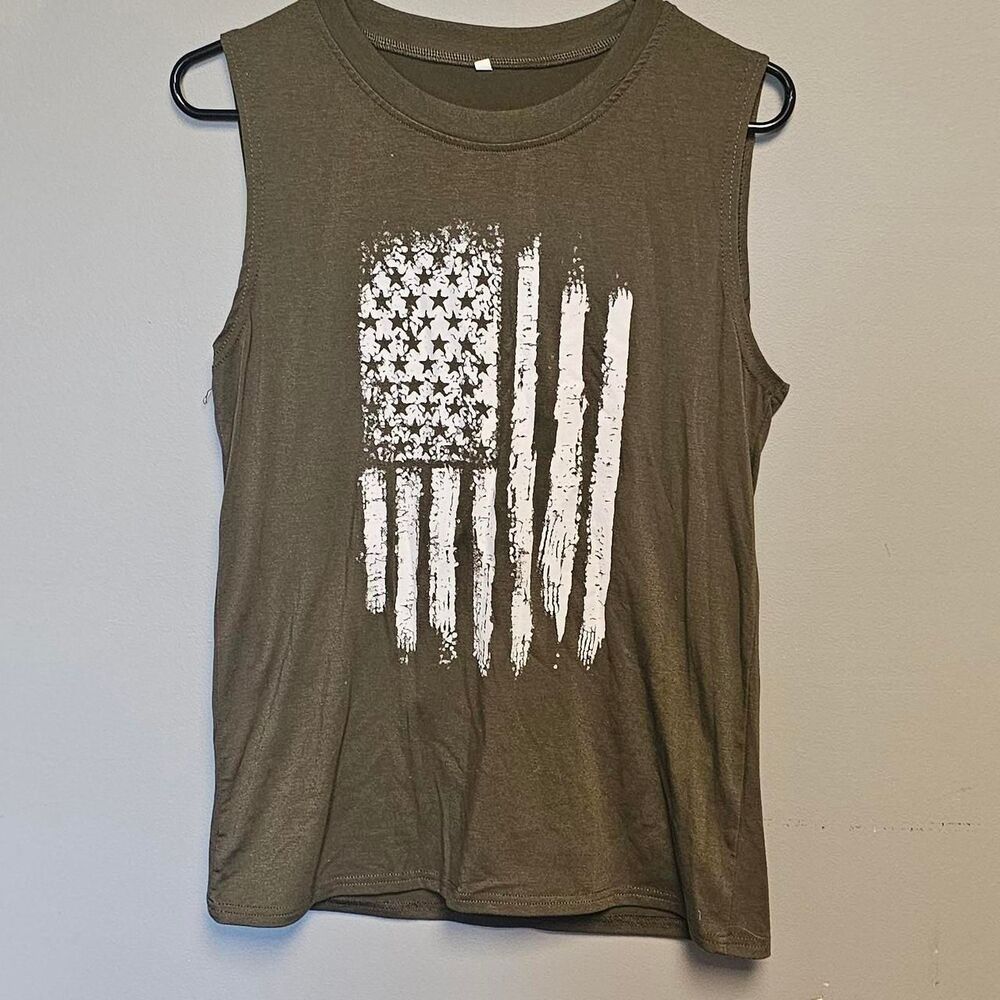 No-brand Women's Khaki and Green Vest